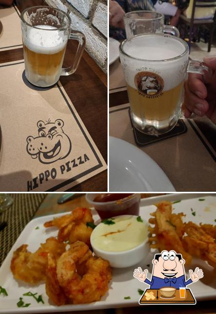 Platos en Hippo Pizza