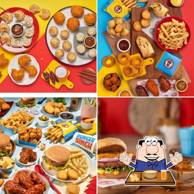 Food at Burger Singh