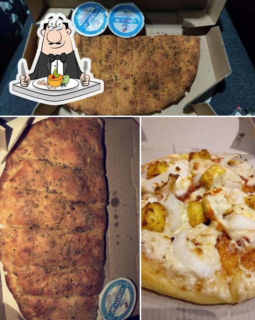 Food at Domino's Pizza