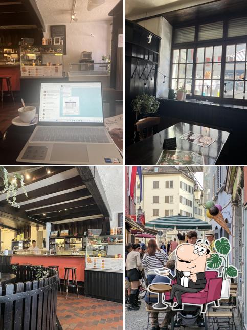 Gli interni di Bongusto Cookies & Ice Cream Bar