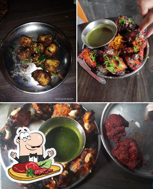 Order meat meals at Disha Roti Land