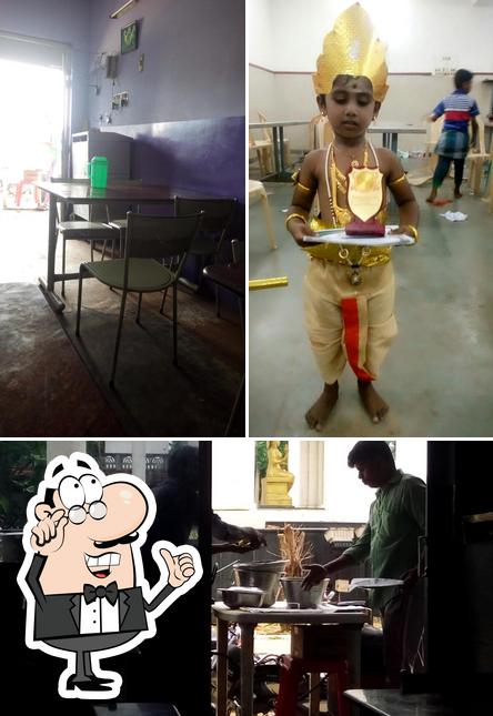 The interior of Kaviarasi Fast Food