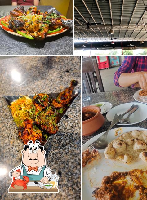 Get seafood at Mitti Matka Hotel
