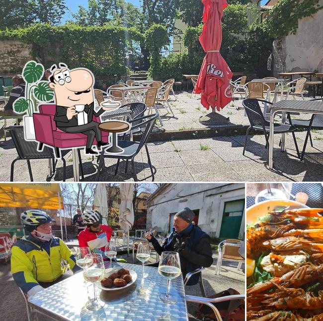 Gli interni di Trattoria alla Pesa/Gostilna pri vagi