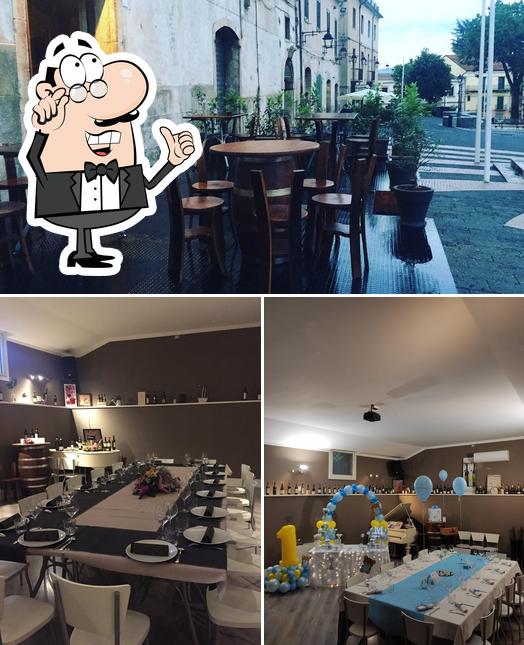 Gli interni di XBacco Enoteca Ristorante