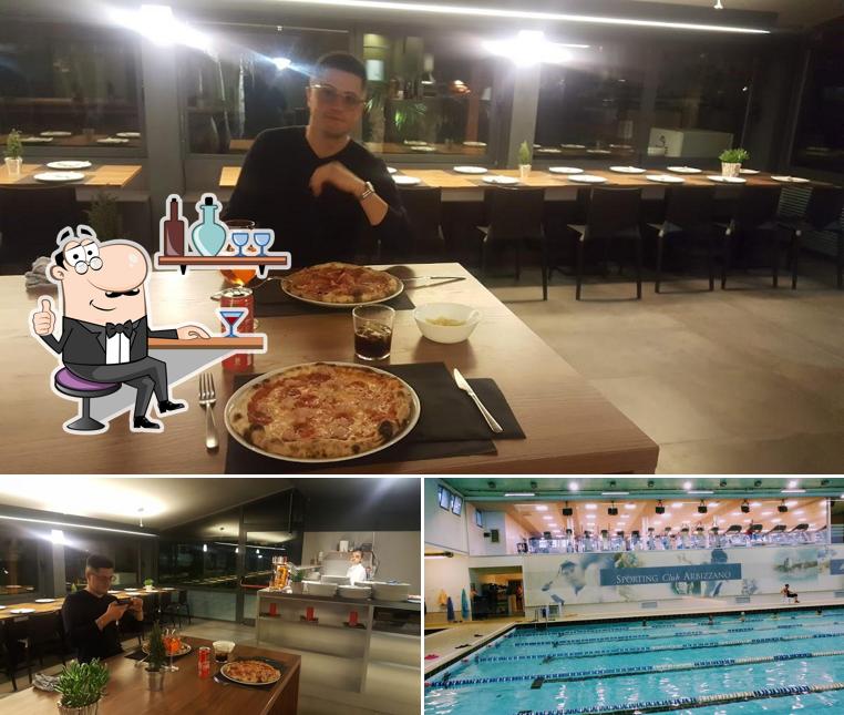 La interni e esterno del ristorante