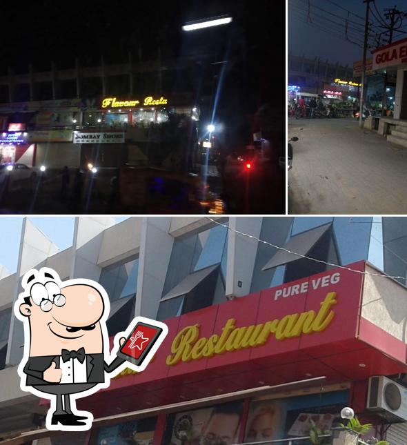 The exterior of Flavour Restaurant