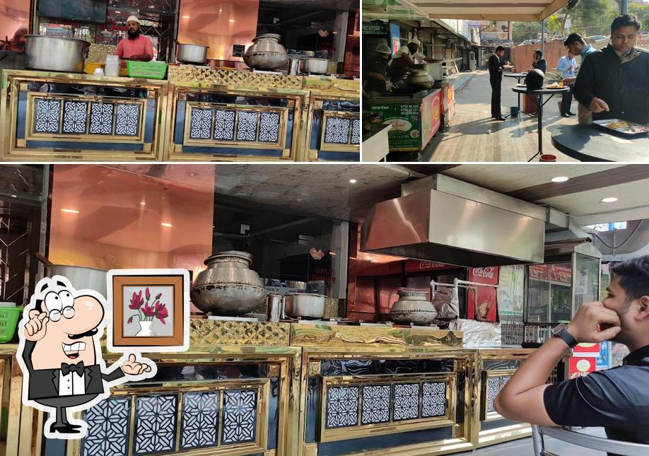 The interior of Khan Biryani Centre