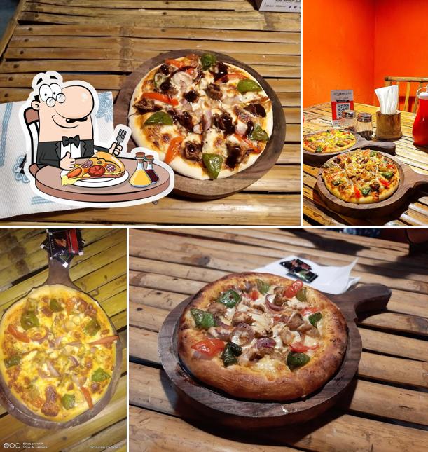 At Pizza Bella cafe, you can try pizza
