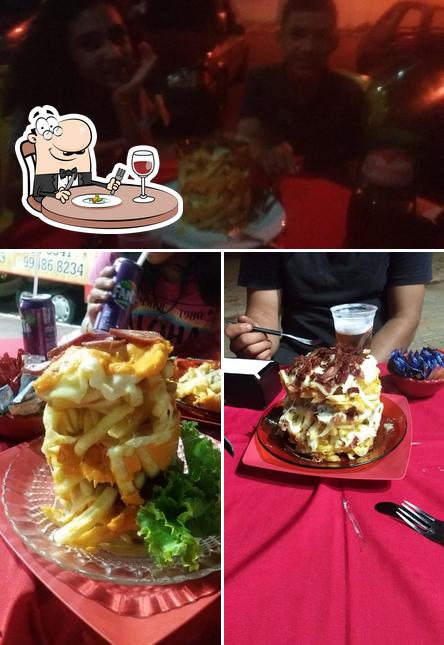 Comida em Burguers Mania