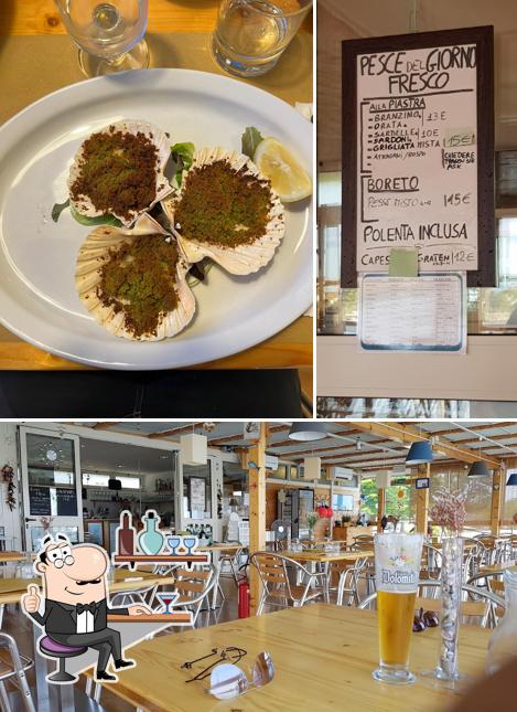 Gli interni di L'Approdo ristorante bar