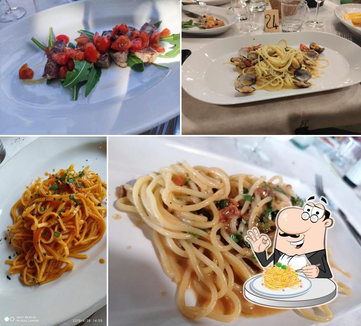Spaghetti alla carbonara al Al Pescatore