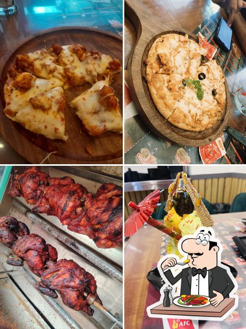 Food at EL AFC FRIED CHICKEN RESTAURANT
