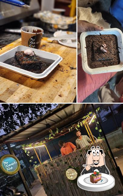 Chocolate cake at The Chocolate Club