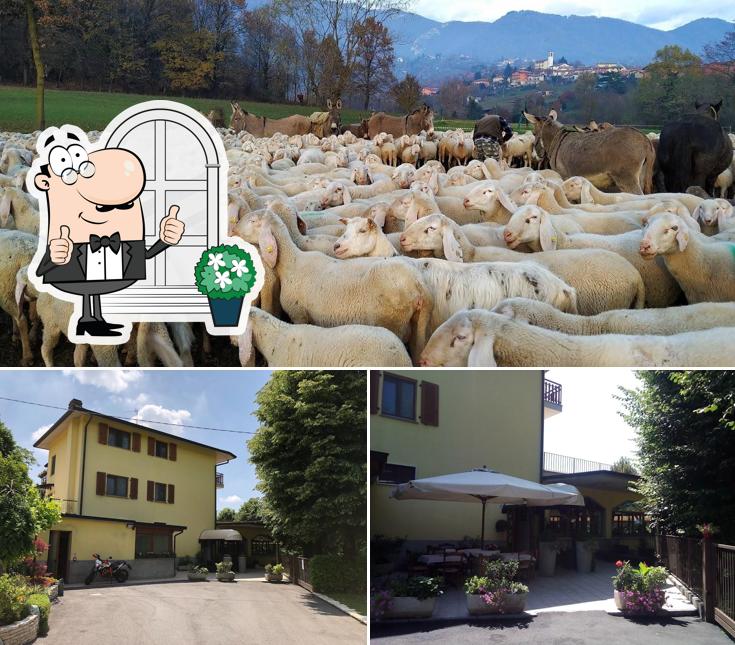 Gli esterni di Trattoria Quattro Piantoni