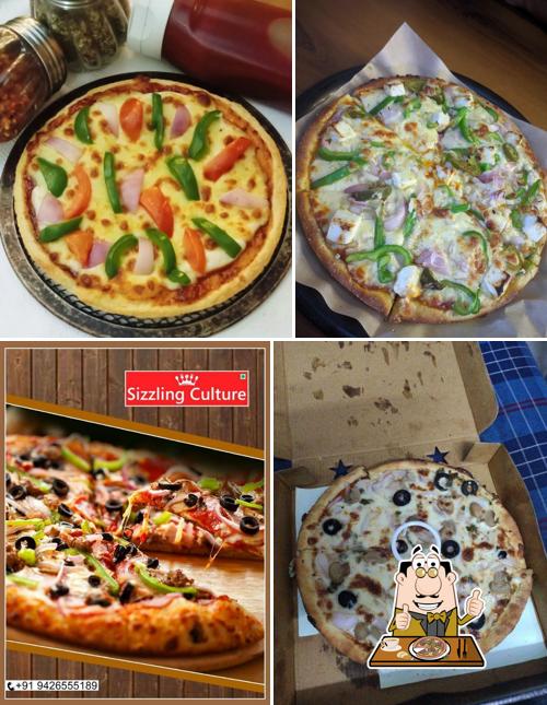 Pick pizza at Sizzling Culture - Adajan