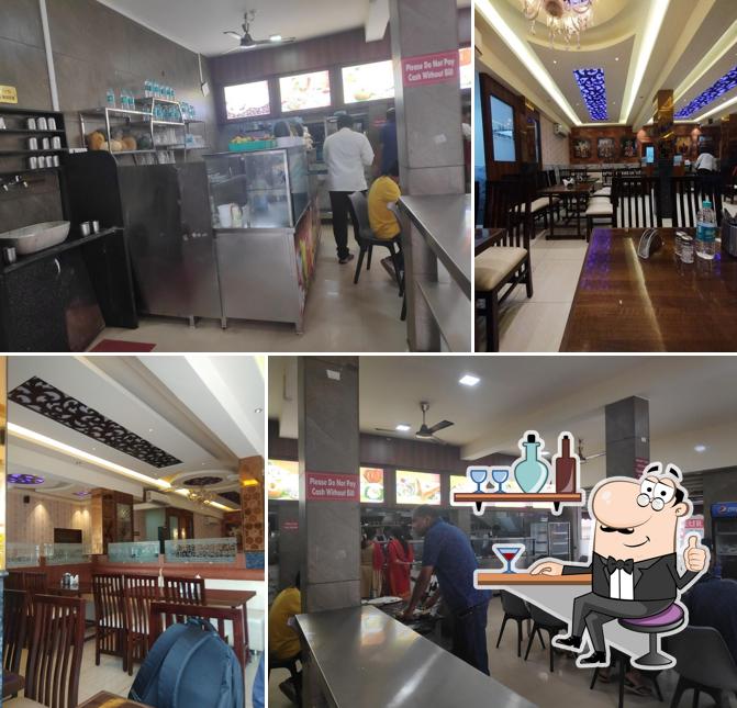 The interior of Udupi Vaibhav Veg-Family Restaurant