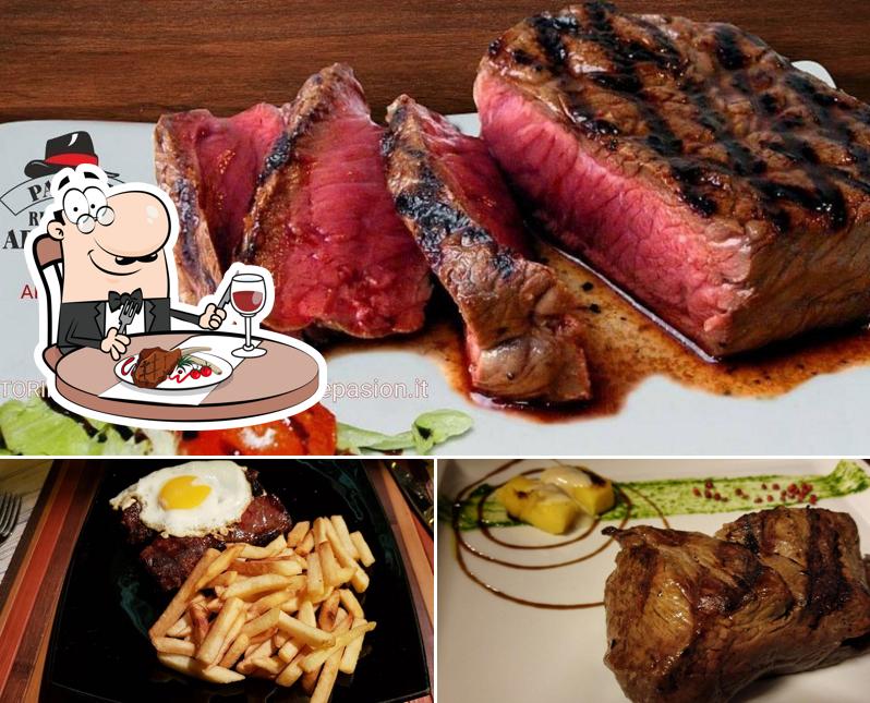 Prova i piatti di carne a Pasion Ristorante Argentino