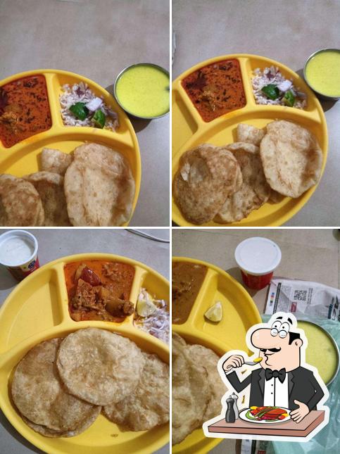 This is the image showing food and drink at Hotel Upkar