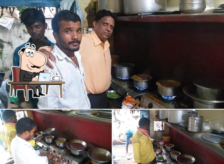 The interior of Bhumesh Ankapur Chicken