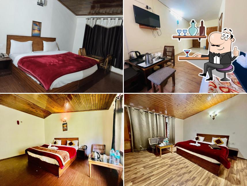 The interior of Hotel silverland - Manali