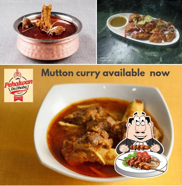 Take a look at the image showing food and beverage at Pehalwan Da Dhaba