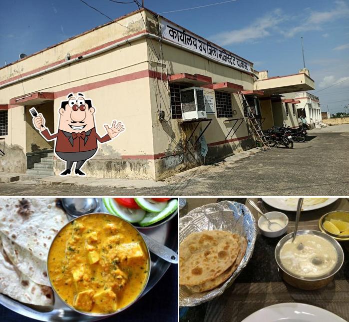 Sharma dhaba (Special Malai roti etc) is distinguished by food and exterior