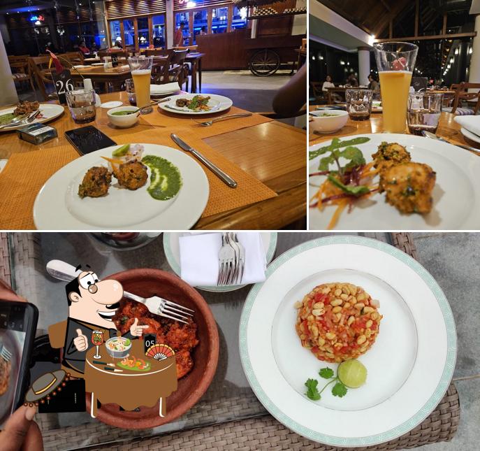 Food at The Sky Bar