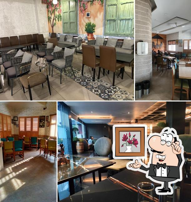 The interior of Little Chef Restaurant