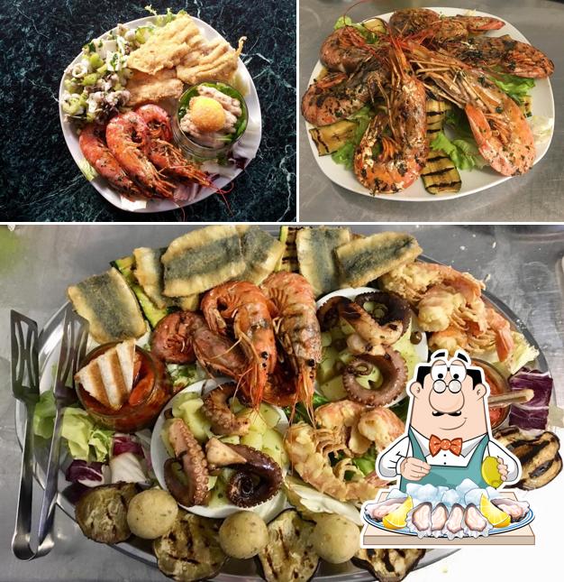 Prova tra i molti piatti di mare offerti a Cafè Lo Smeraldo