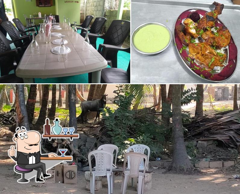Dimple Garden Bar Cum Food Plaza Restaurant Diu is distinguished by interior and food