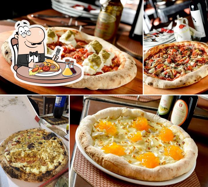 Peça diferentes estilos de pizza