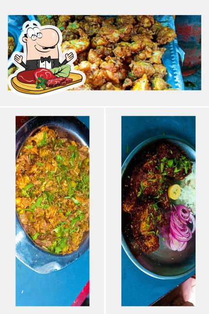 Muskan chicken corner serves meat dishes