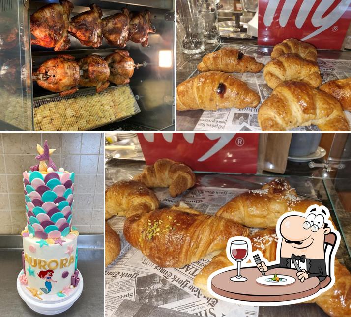 Platti al Il Focaccere & La pasticceria di Alain