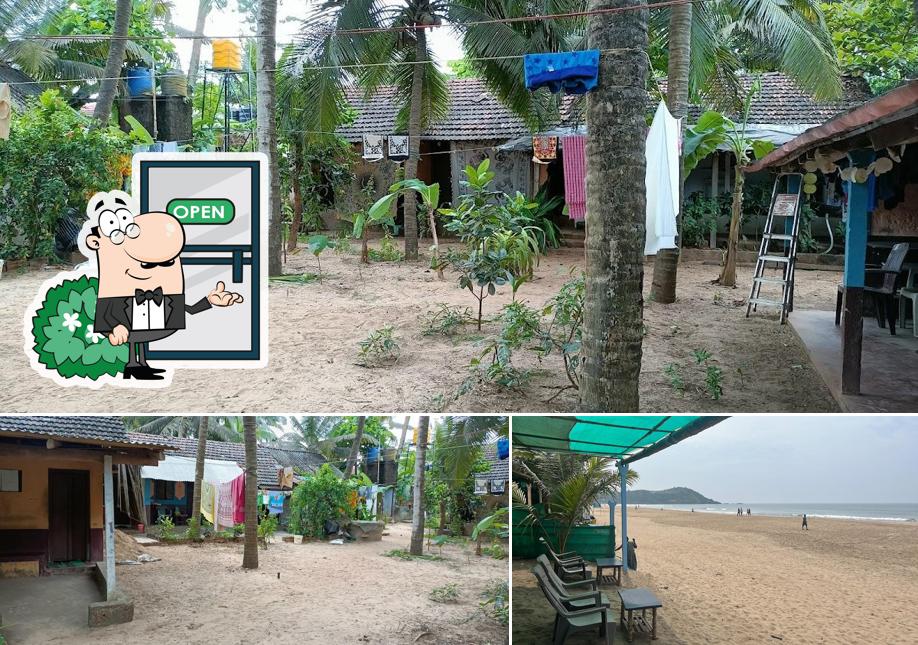Prakruthi cafe and Rooms (PRAKRUTHI GOKARNA) is distinguished by exterior and interior