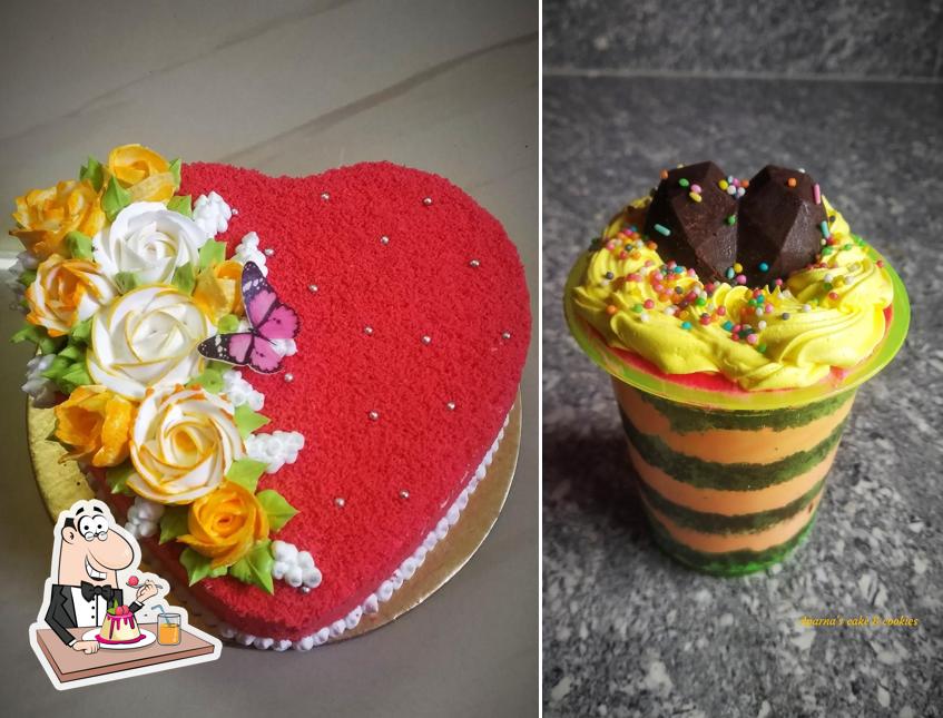 Aparna's cake & cookies serves a selection of desserts
