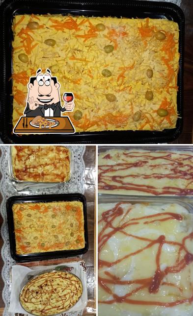 Escolha pizza no Delicias da Kesia