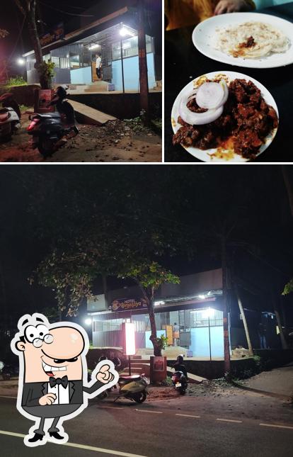 Check out the picture showing exterior and food at Hotel ROMANZIYA