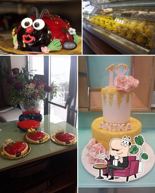 Gli interni di Pasticceria Hollywood