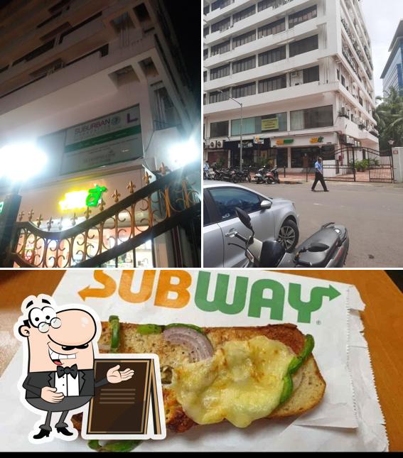 Among different things one can find exterior and food at Subway Santacruz East