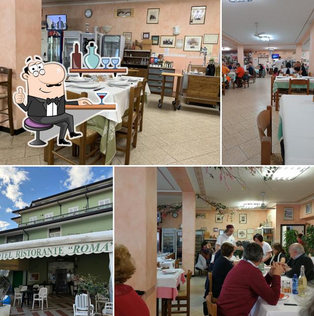 Siediti a un tavolo di Hotel Ristorante "Roma" Petritoli