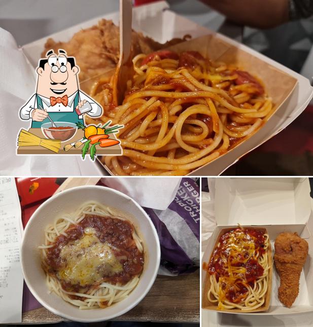 Spaghetti alla bolognese al Jollibee