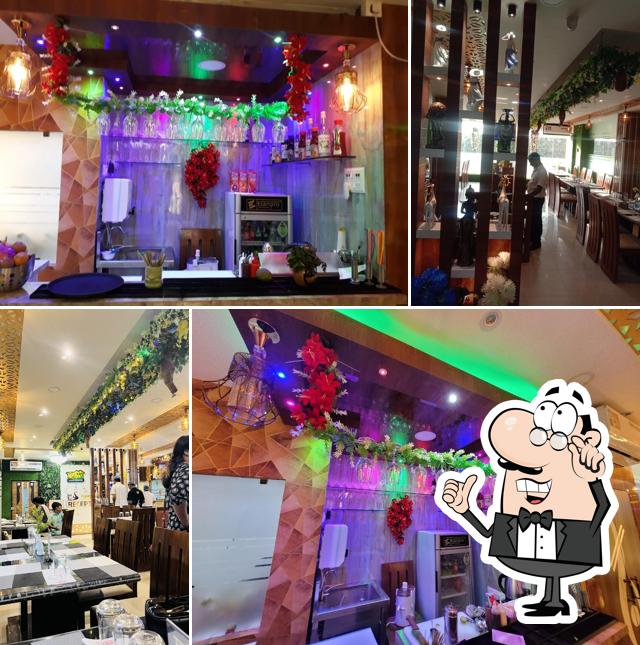The interior of Darchini Multicuisine Restaurant & Cafe Best Restaurant in Barasat