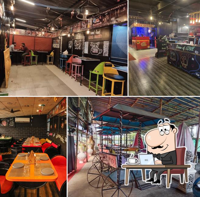 Check out how Foodzso Filmy Dhaba looks inside