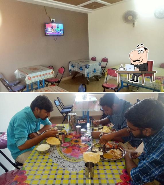 The interior of ಕೈತುತ್ತು HOTEL