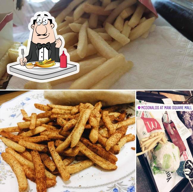 At McDonald's you can enjoy chips