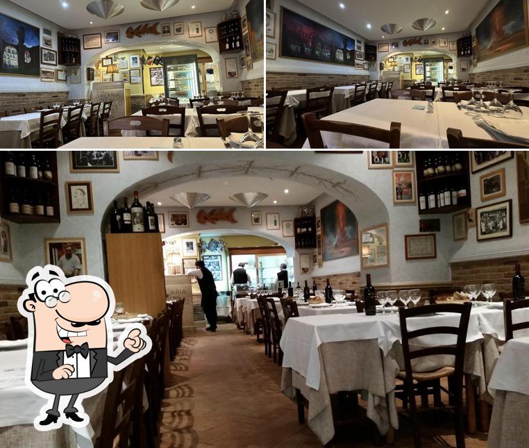 Dai un'occhiata agli interni di Osteria de Memmo