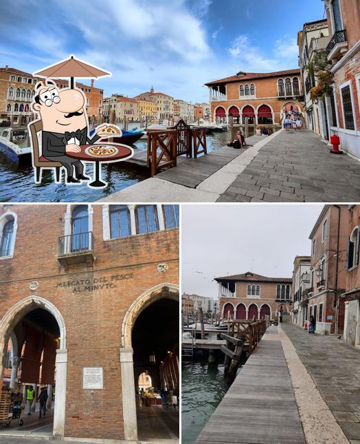 Guarda gli esterni di Al mercá, Fondamenta riva Olio, Venezia, Italia