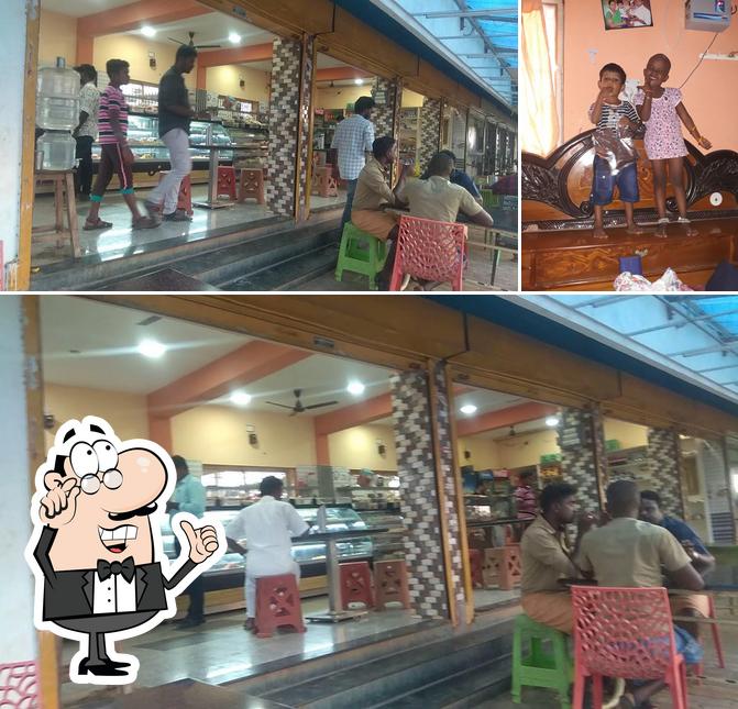 The interior of Anjappan Veg & Non Veg