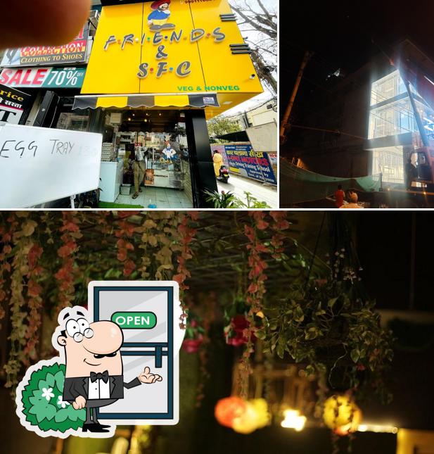The exterior of FRIENDS And SFC (chicken Shawarma king)